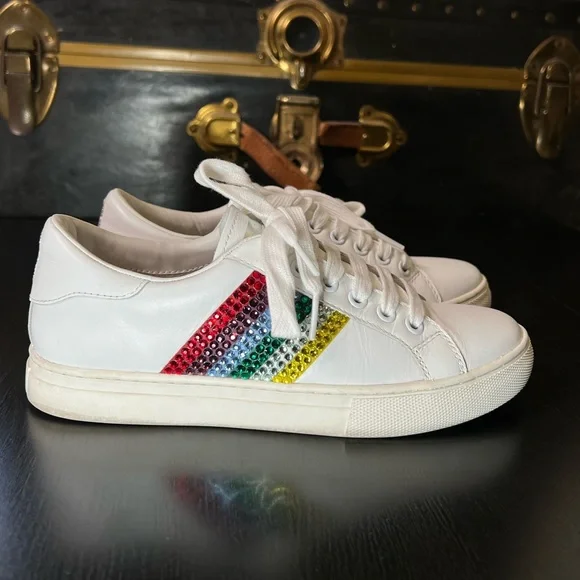 Marc Jacobs Empire Strass Lace Up Sneakers - Picture 5 of 14